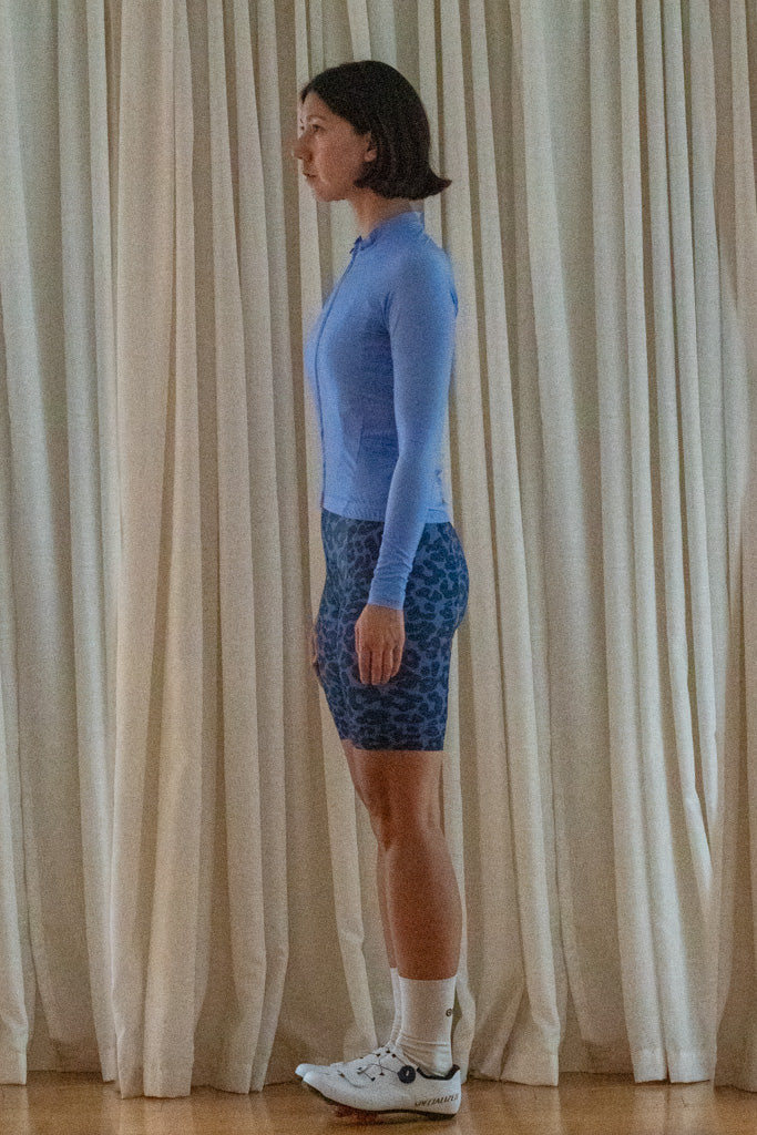 Long Sleeve Jersey in Periwinkle