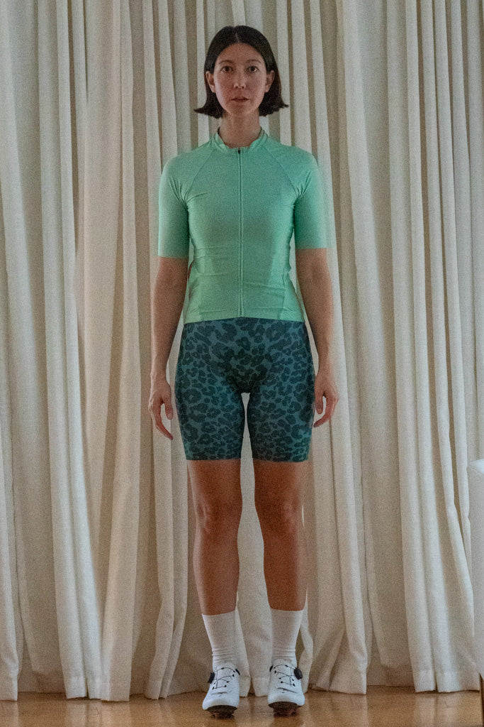 Bibs in Emerald Leopard
