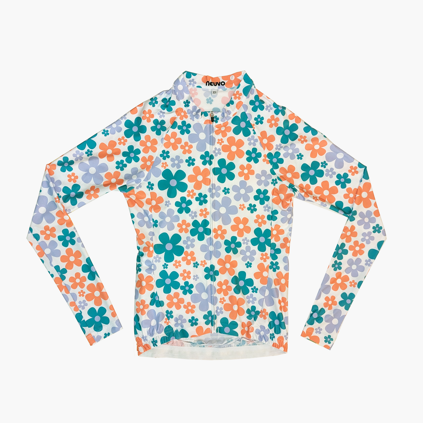 Long Sleeve Jersey in Sunset Flowers