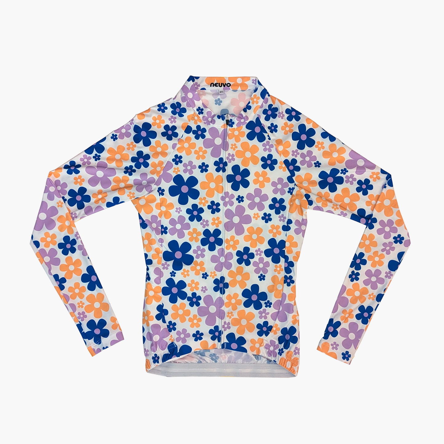 Long Sleeve Jersey in Sunrise Flowers