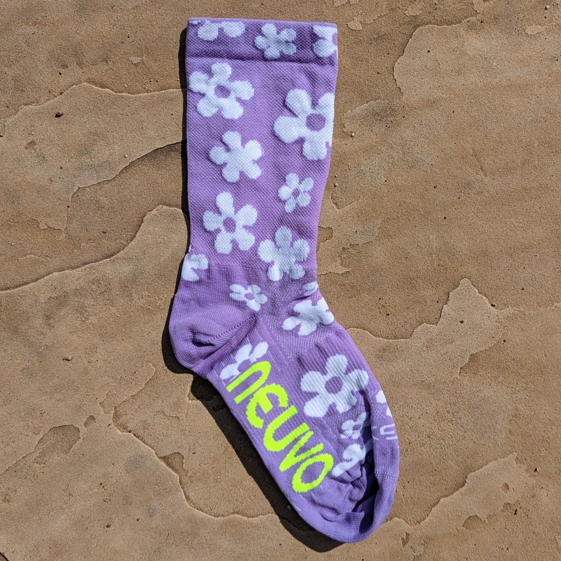 FLOWER POWER GREEN - Chaussettes à fleurs FLOWER POWER GREEN - Chaussettes à fleurs